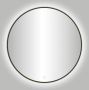 Best Design Moya Venetië ronde spiegel Gunmetal incl.led verlichting Ø 60 cm 4009070 - Thumbnail 1