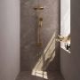 Brauer Gold Carving opbouw regendouche met 30cm douchekop en 3 standen handdouche geborsteld messing PVD - Thumbnail 4