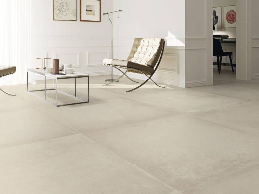 Baldocer Cerámica Grafton keramische vloertegel betonlook gerectificeerd 120 x 120 cm grey