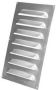 Burgerhout ventilatierooster 250x200mm Aluminium 400450525 - Thumbnail 2