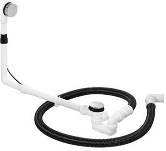 Duravit badafvoer en overloopcombinatie met waste chroom 792210000001000