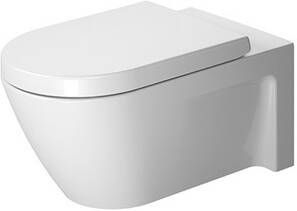Duravit Starck 2 wandcloset diepspoel met verdekte bevestiging met wondergliss wit 25340900001