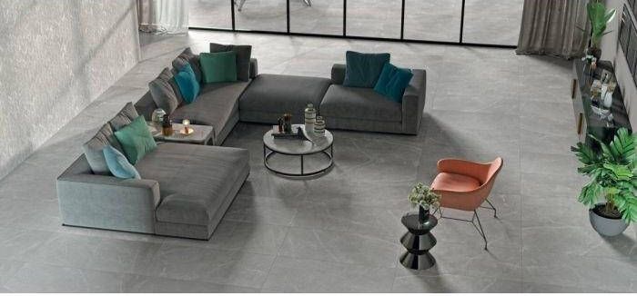Armonie Ceramiche Advance keramische vloertegel natuursteenlook gerectificeerd 30 x 60 cm grey