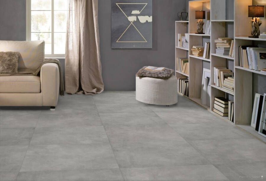 Armonie Ceramiche Work keramische vloertegel betonlook gerectificeerd 60 x 60 cm Cemento