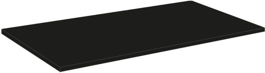 Differnz Fit wastafelonderkast met 2 lades en afdekblad (geschikt voor een waskom) 46 x 60 x 55 2 cm mat zwart