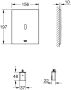 GROHE Tectron Bau E infrarood bedieningspaneel 15 6x19 7x1cm tbv inbouwreservoir (batterij) chroom - Thumbnail 3