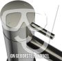 Hotbath Mate inbouwhoofddouche vierkant 30x30cm nikkel geborsteld M171GN - Thumbnail 5
