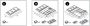 INK lade-indeling bestaande uit 2x model M lade-verdeling inclusief 2 anti-slipmatten 4cm antraciet - Thumbnail 2