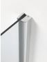 Sealskin Impact Swingdeur 1000 mm voor plaatsing tussen 2 muren 8 mm helder veiligheidsglas chroom zilver hoogglans - Thumbnail 5