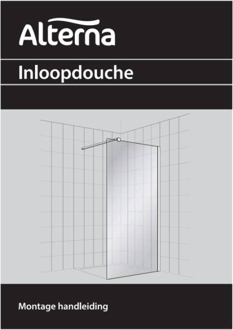 Sub 051 walk-in douchewand 100x200 cm timeless chroom