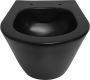 Sub Wiesbaden Stereo hangend toilet met softclose- en quick release-zitting 40 x 35 5 x 53 cm mat zwart - Thumbnail 4