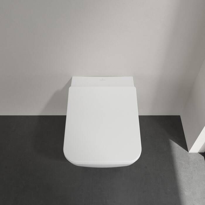 Villeroy & Boch Venticello Combi-Pack met Rimless hangend diepspoel toilet Ceramicplus en toiletzitting met QuickRelease en Softclose 37 5 x 56 cm