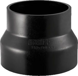 Geberit PE kogel T-stuk 3 zij-aansluiting 90° ø 110 mm