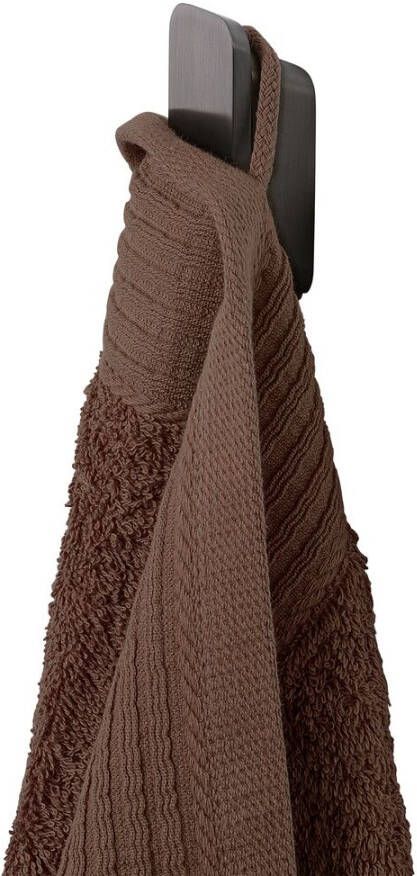 Geesa Shift Collection Handdoekhaak Medium 3x2 3x7 1 cm Geborsteld Metaal Zwart