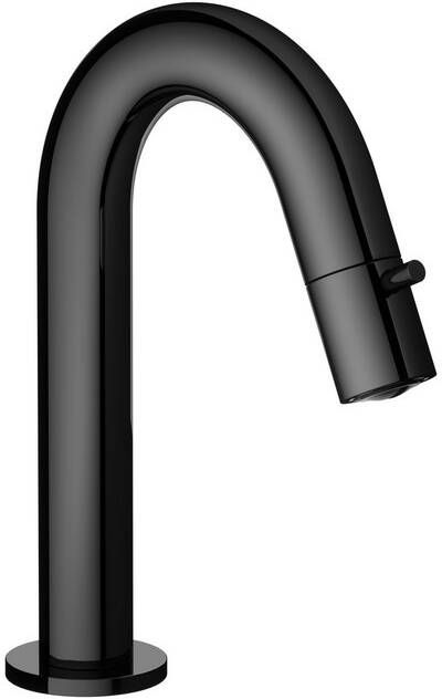 Douche Concurrent Toiletkraan Hotbath Cobber Rond Zwart Chroom met Knop - Foto 2