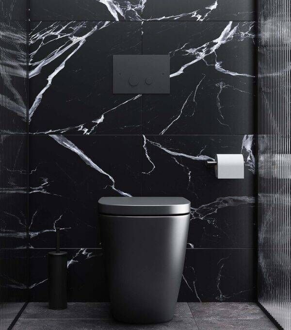 Hotbath Cobber bedieningspaneel geschikt voor Geberit UP320 17 x 25 x 0 4 cm verouderd messing - Foto 3