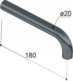 Hotbath Cobber uitloop toepasbaar op Cobber005T Cobber006T 18 cm chroom CB094-18CR - Foto 3