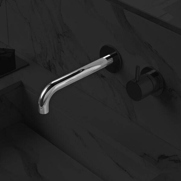 Hotbath Cobber uitloop toepasbaar op Cobber005T Cobber006T 18cm mat zwart CB094-18BL - Foto 2