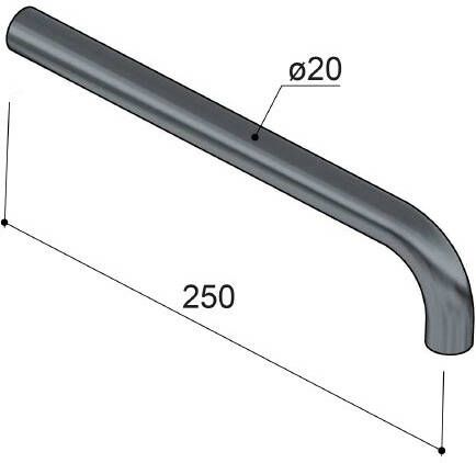 Hotbath Cobber uitloop toepasbaar op Cobber005T Cobber006T 25 cm chroom CB094-25CR - Foto 3