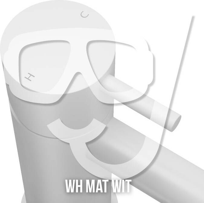 Hotbath Cobber wandaansluitbocht 7 x 7 x 5 1 cm mat wit