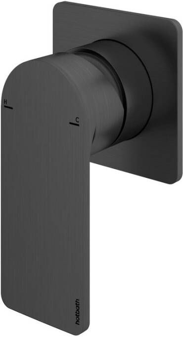 Hotbath Gal Afbouwdeel voor Inbouwdouchemengkraan Geborsteld Gunmetal PVD GL031EXTBGP