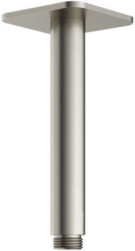 Hotbath Plafondbuis Gal 15 cm Vierkant Geborsteld Nikkel PVD