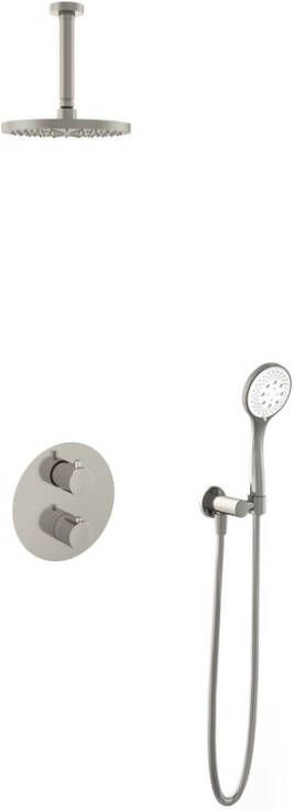 Hotbath IBS 1A Get Together inbouw doucheset Buddy chroom met ronde 3 standen handdouche 20cm hoofddouche met plafondbuis 15cm zonder glijstang - Foto 3