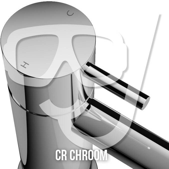 Douche Concurrent Douchekophouder Hotbath Mate Rond Glans Chroom - Foto 2