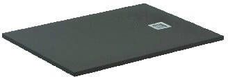 Ideal Standard douchebak Ultra Flat Solid composiet zwart (lxbxh) 1200x1000x30mm