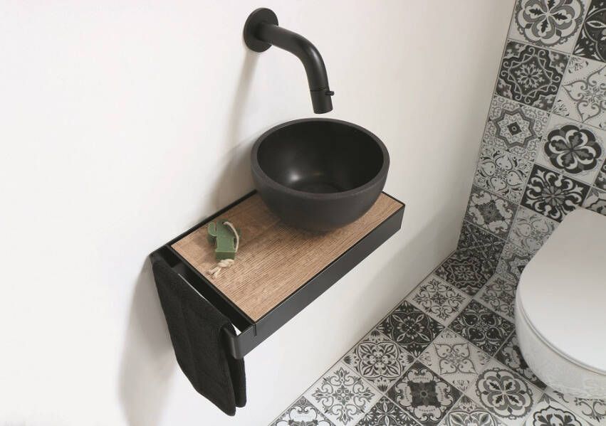 Ink Jazz XS Inlegplateau 32x19x2cm tbv stalen Fonteinframe MFC Naturel eiken 3404507