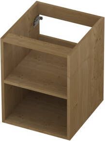 INK open regaal voor onderkast 40cm breed en 52cm hoog fineer eiken 40x45x52cm natur