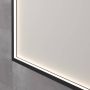 INK SP19 rechthoekige spiegel verzonken in kader met dimbare LED-verlichting color changing spiegelverwarming en schakelaar 180 x 4 x 80 cm mat zwart - Thumbnail 2