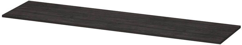 Ink Topdeck 45 Afdekplaat t.b.v. onderkast hout decor Houtskool eiken 1800x450x20 mm (bxdxh)