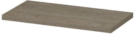 INK Topdeck 45 afdekplaat voor onderkast hout decor 35mm dik 90x3 5x45cm greige eiken