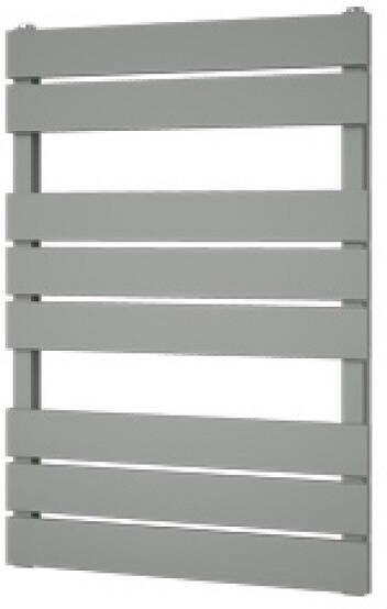 Plieger Genua designradiator horizontaal 800x550mm 405W parelgrijs (pearl grey) 7253290 - Foto 2