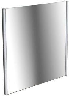 Plieger Lina Nero spiegel met 2x LED verlichting verticaal 120x65cm met zwarte lijst 0800316