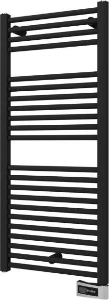 Plieger Palermo-EL III Fischio elektrische designradiator horizontaal 1111x500mm 500W donkergrijs structuur 7255807