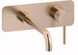 Plieger Roma wandkraan met lange uitloop gebosteld rose goud ID206 BRUSHED ROSE - Foto 1