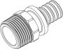 Rehau Rautherm overgangskoppeling buitendraad 20x2.0mm R3 4"-S18 - Thumbnail 1