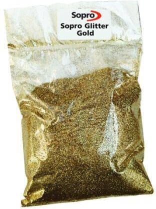 Sopro voeg 100 gram glitter goud