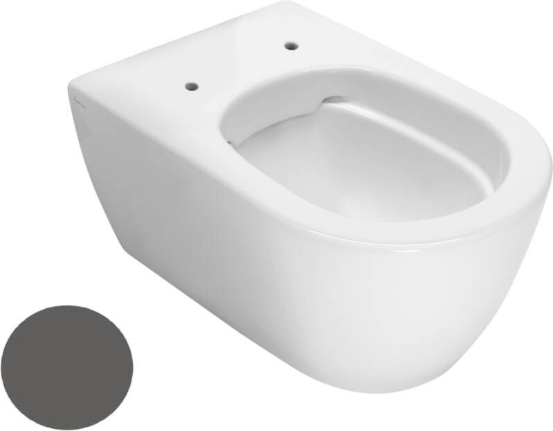 Royal Plaza Kolor Belbo wandcloset 35x54cm rimless antraciet 1563495 - Foto 2