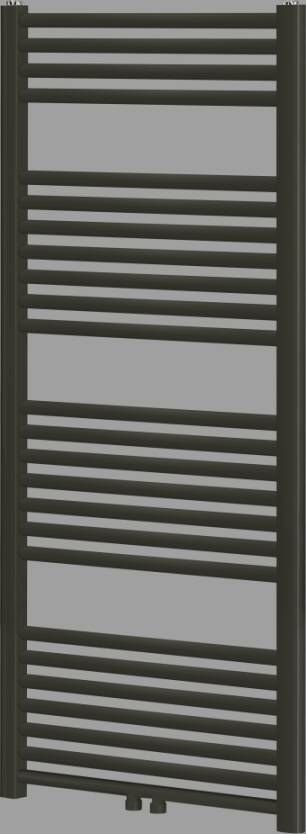 Royal Plaza Sorbus radiator 60x120cm 617watt recht met midden aansluiting mat zwart 77829