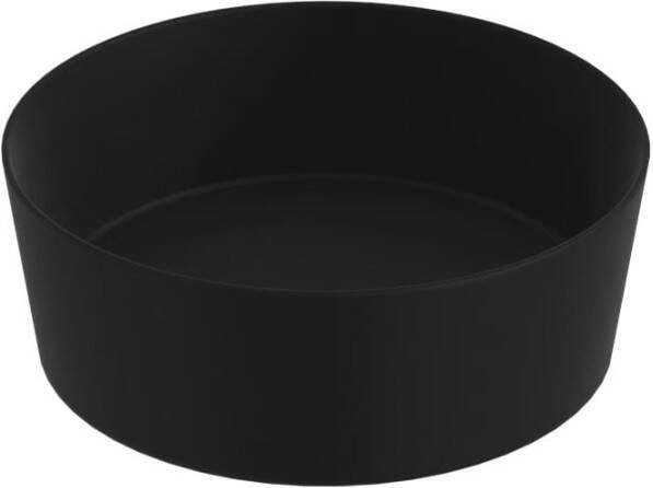 Sub 065 opzetwastafel conisch 44 x 15 5 cm mat zwart