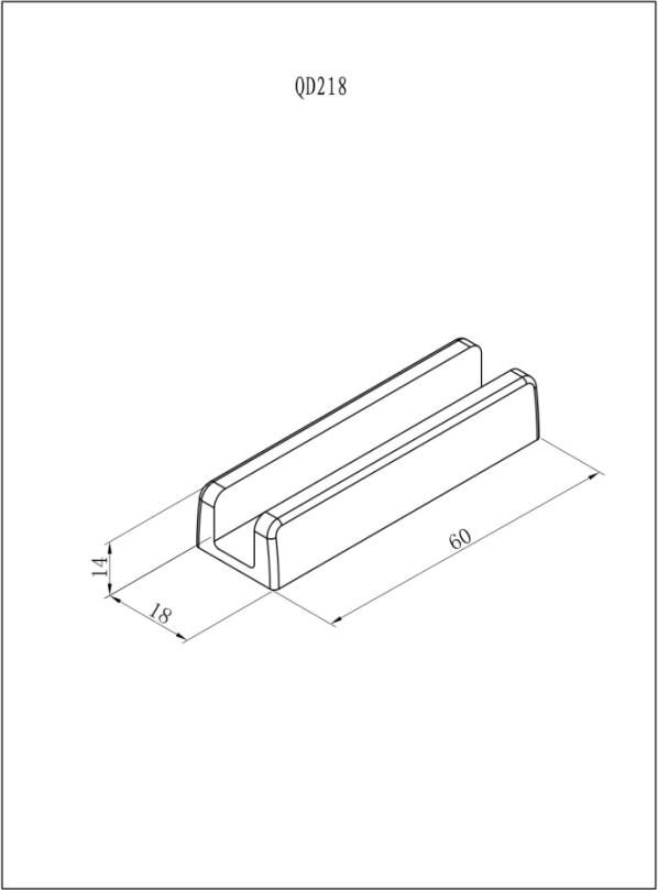 Sub 066 bodemsteun set a 2 stuks mat zwart