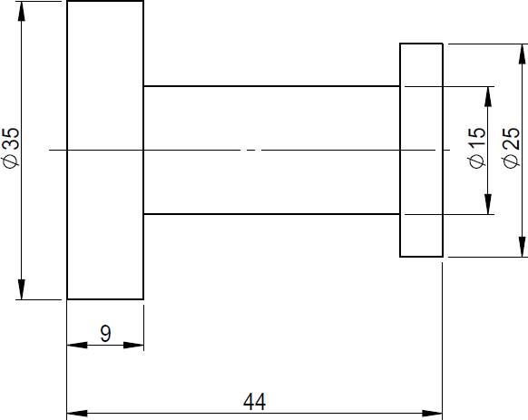 Royal Plaza Salix haak mat zwart 34911