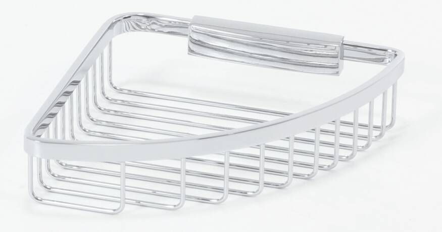 Royal Plaza Zelkova spons zeephouder hoek groot verdekte bevestiging chroom 86788