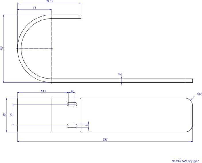 Royal Plaza Mantua handdoekhouder 28 5cm mat wit