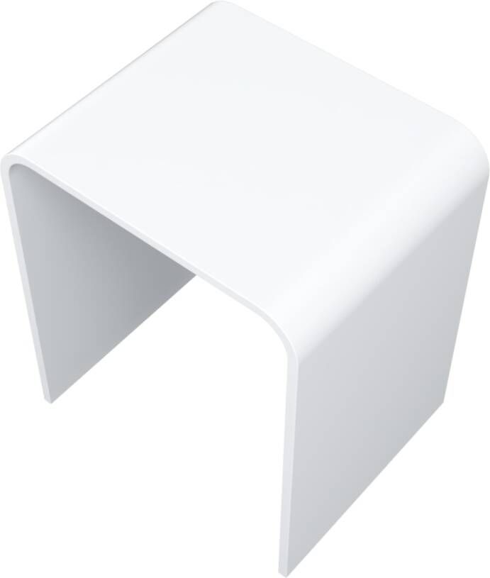 Alterna Lima douchekruk 44 cm hoog comforstone mat wit mat wit