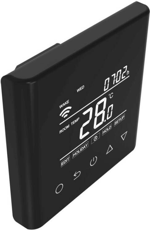 Boss & Wessing Inbouw thermostaat BWS Atlas voor Infraroodpaneel Met Wifi Mat Zwart - Foto 2
