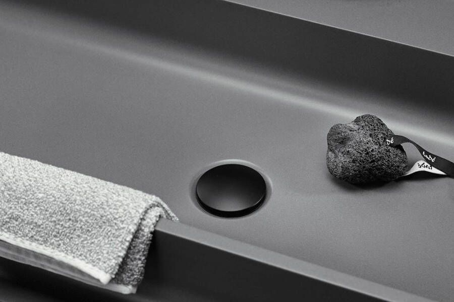 Vtwonen Wastafelplug Bad Curve 5 4 voor Overloop Zwart